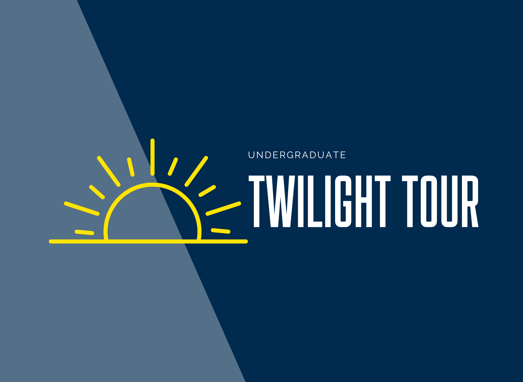 LVC Undergraduate Twilight Tour visit event graphic