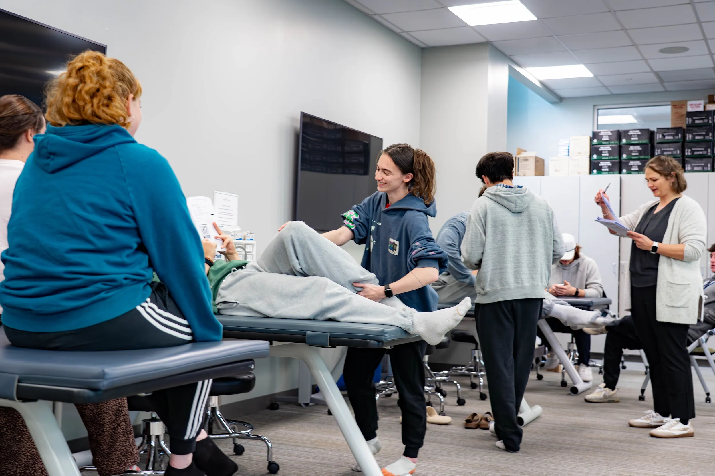Students in Athletic Training class