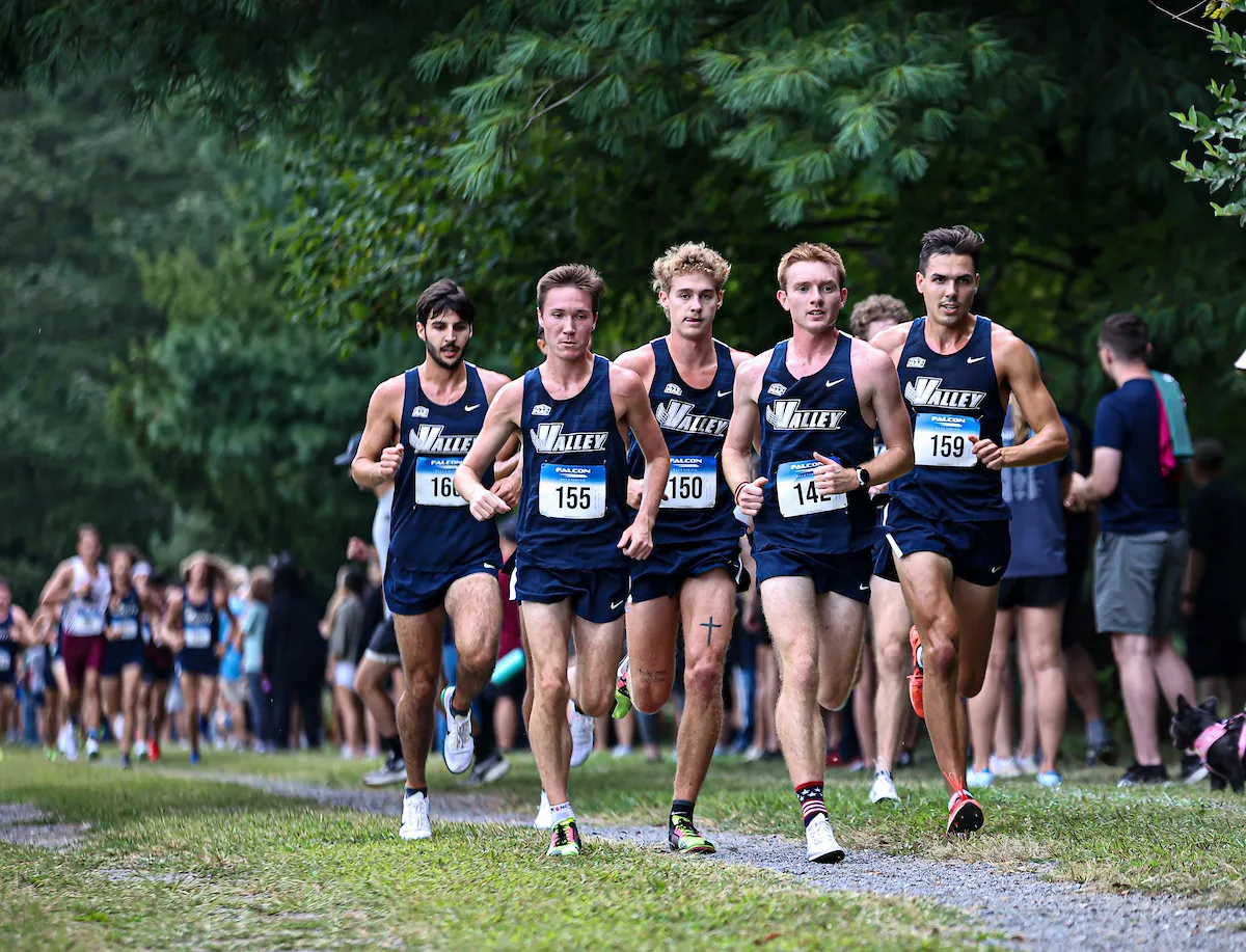 LVC men's cross country runners
