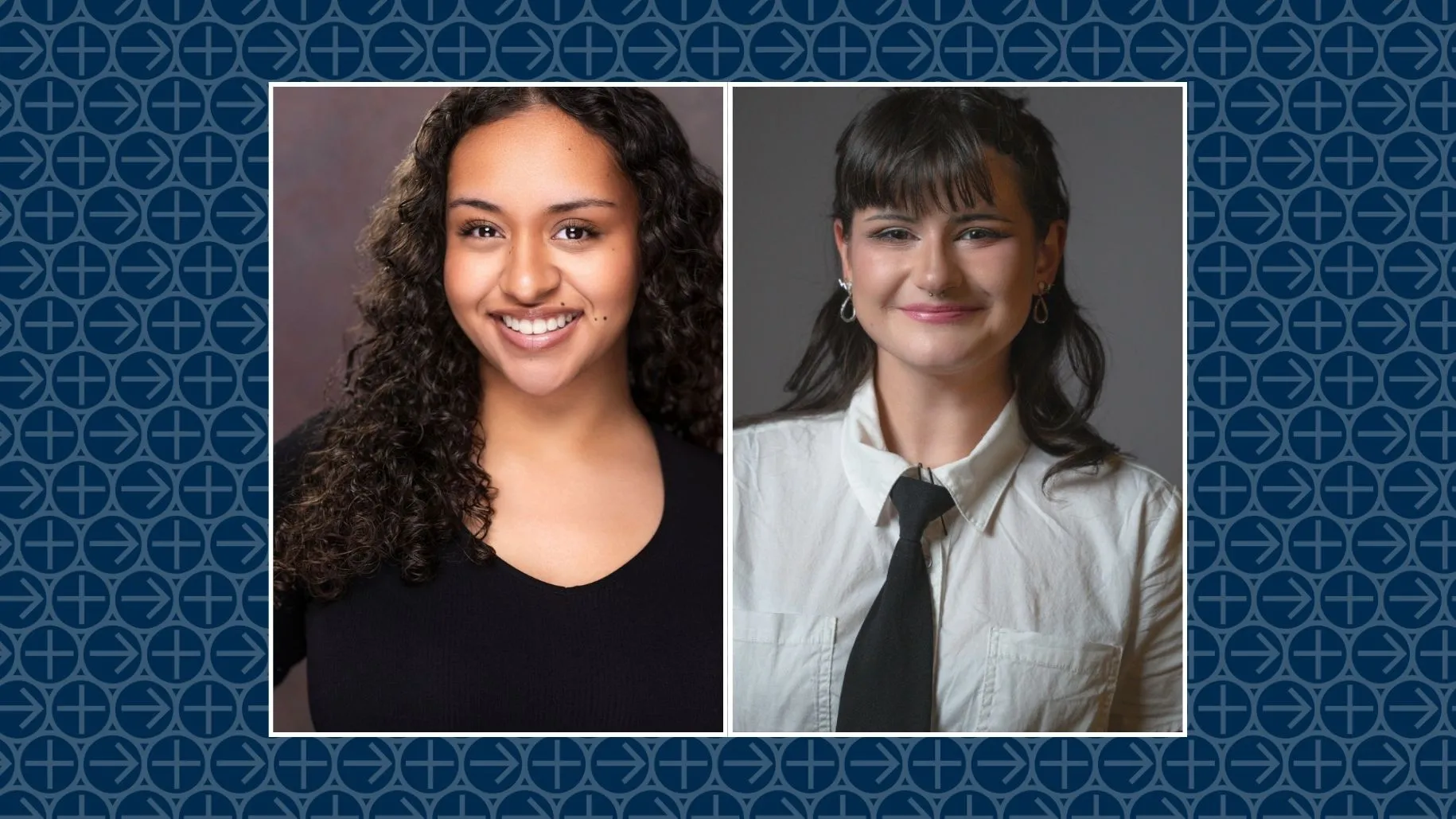 Ruby Torres and Kennedy Cohen headshots