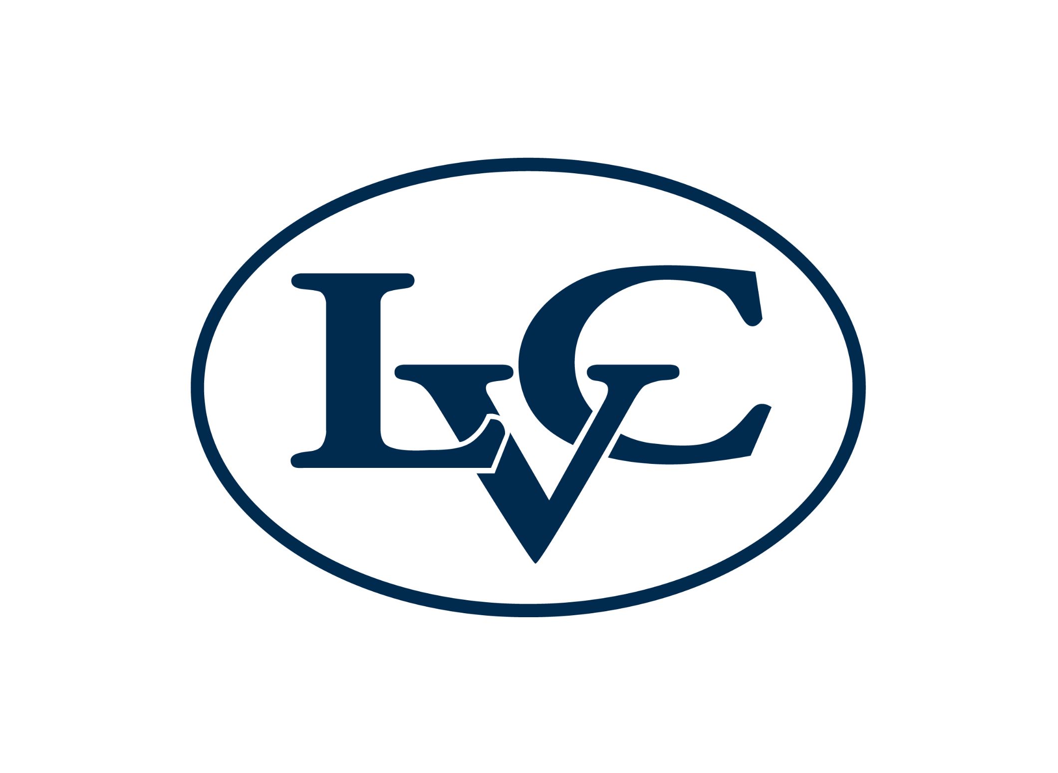 LVC oval logo in blue