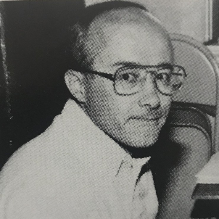 Black and white photo of Bryan Hearsey