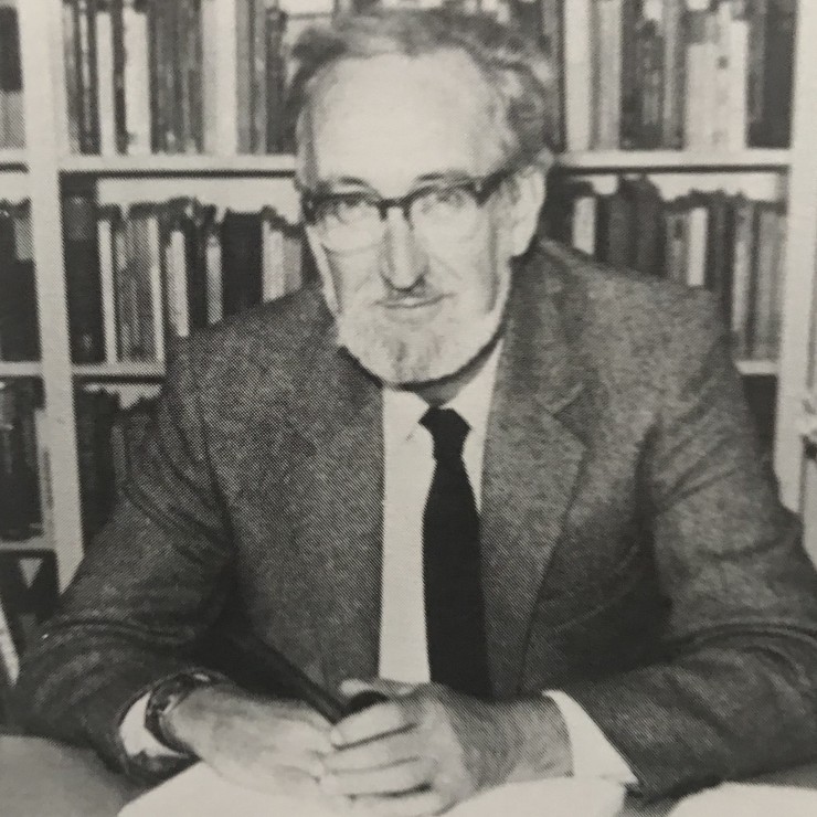 Black and white photo of Richard Joyce