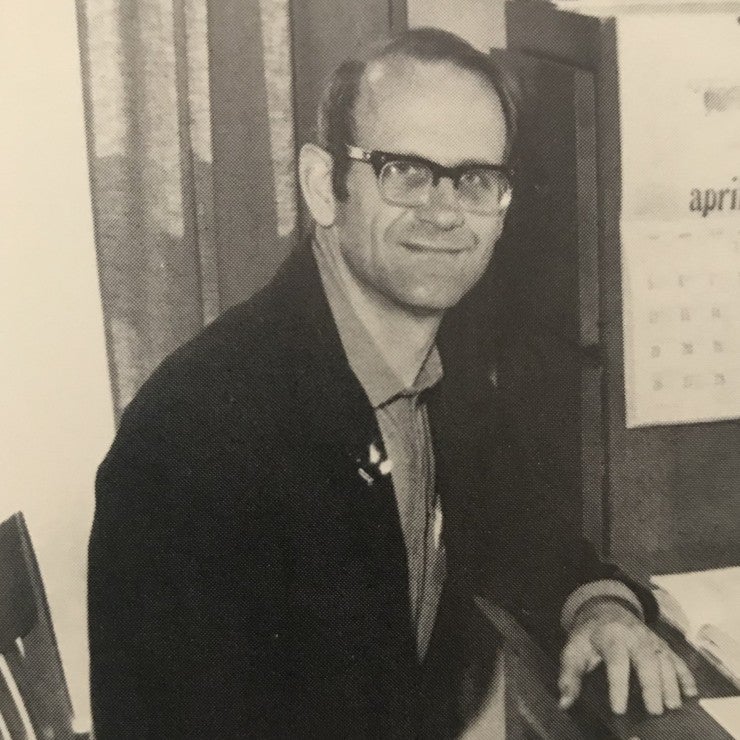 Black and white photo of John Kearney