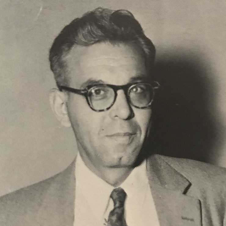 Black and white photo of Thomas Lanese
