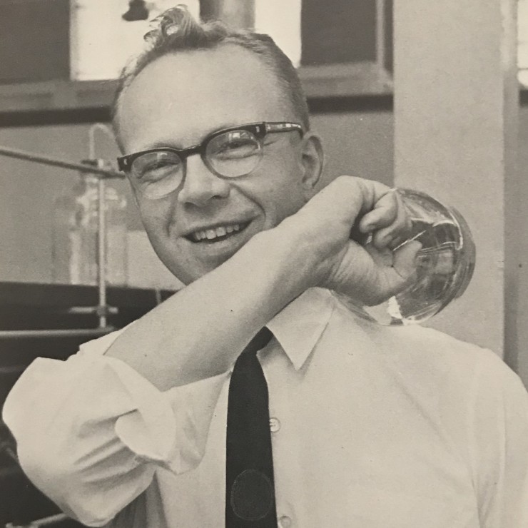 Black and white photo of Karl Lockwood