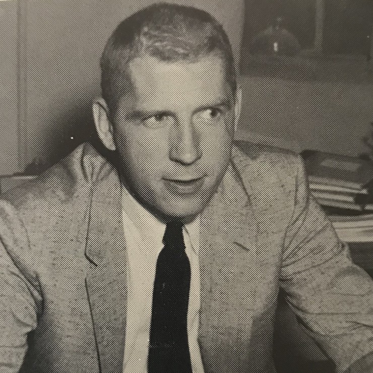 Black and white photo of H. Anthony Neidig