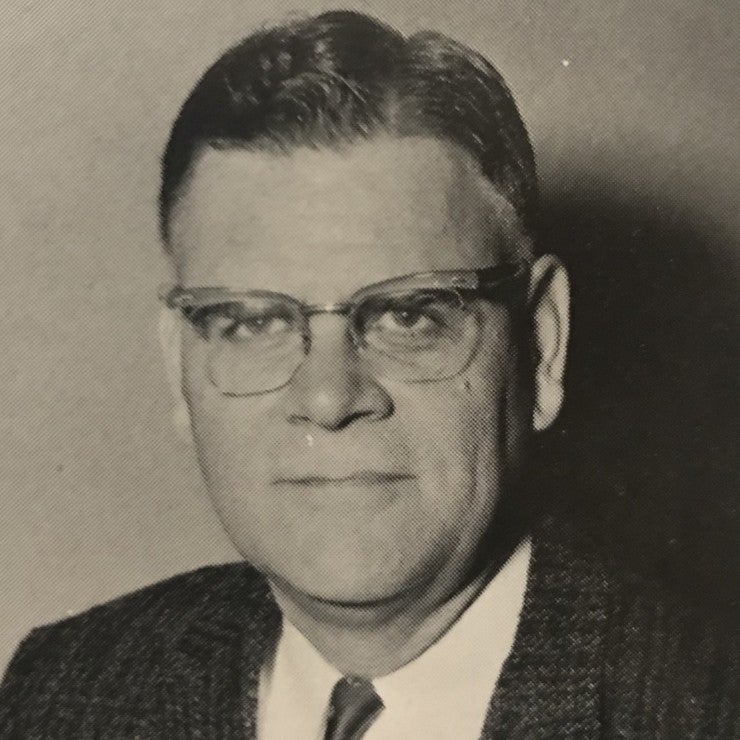 Black and white photo of James Thurmond