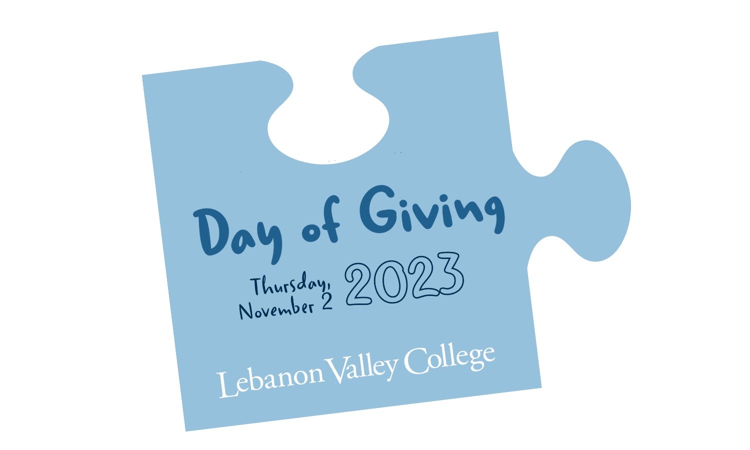 LVC 2023 Day of Giving puzzle piece design