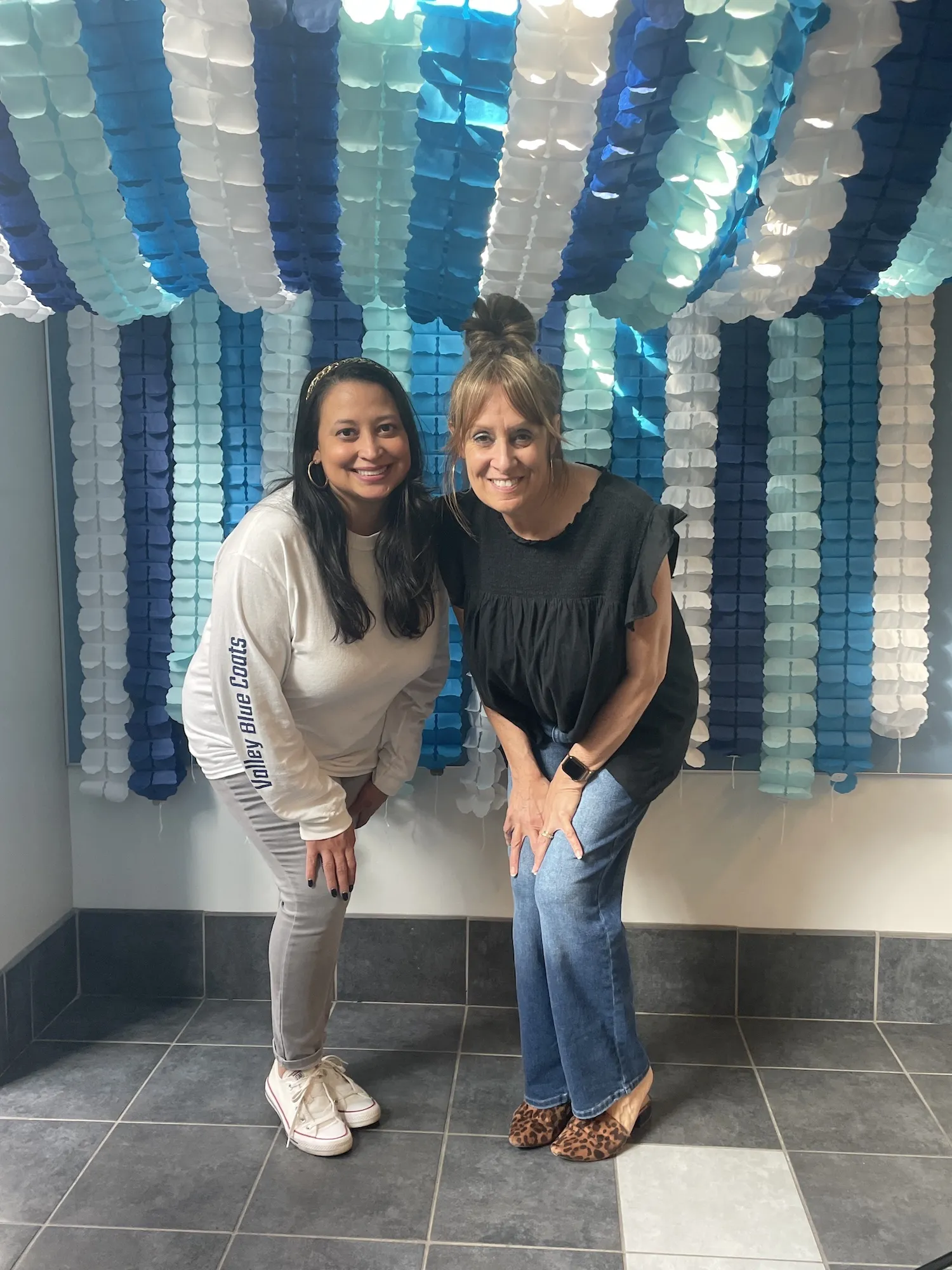 Evelyn and Michelle at Campus Family event