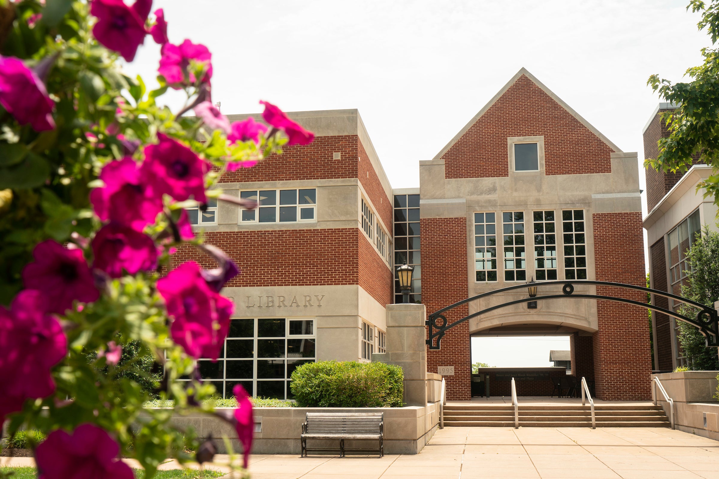 Bishop Library exterior view