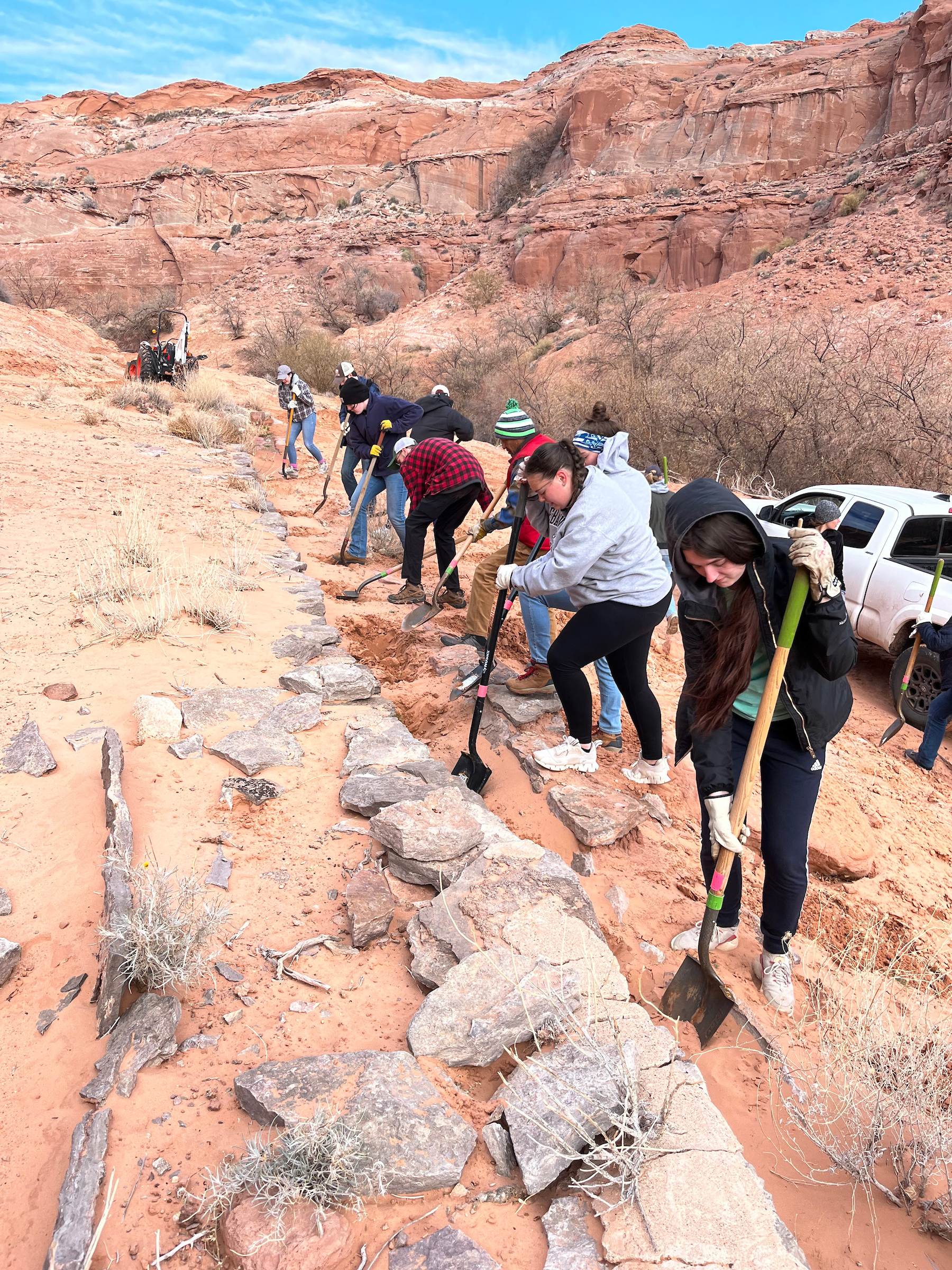 LVC students participate in community service trip to Arizona in January 2023