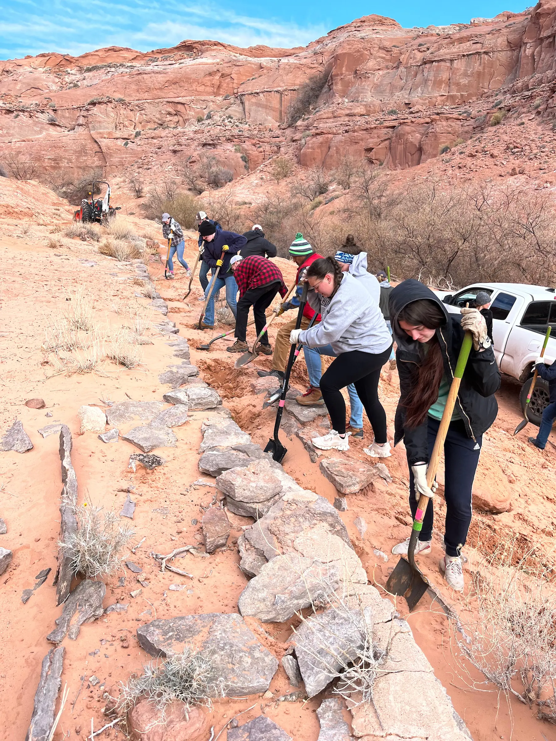 LVC students participate in community service trip to Arizona in January 2023