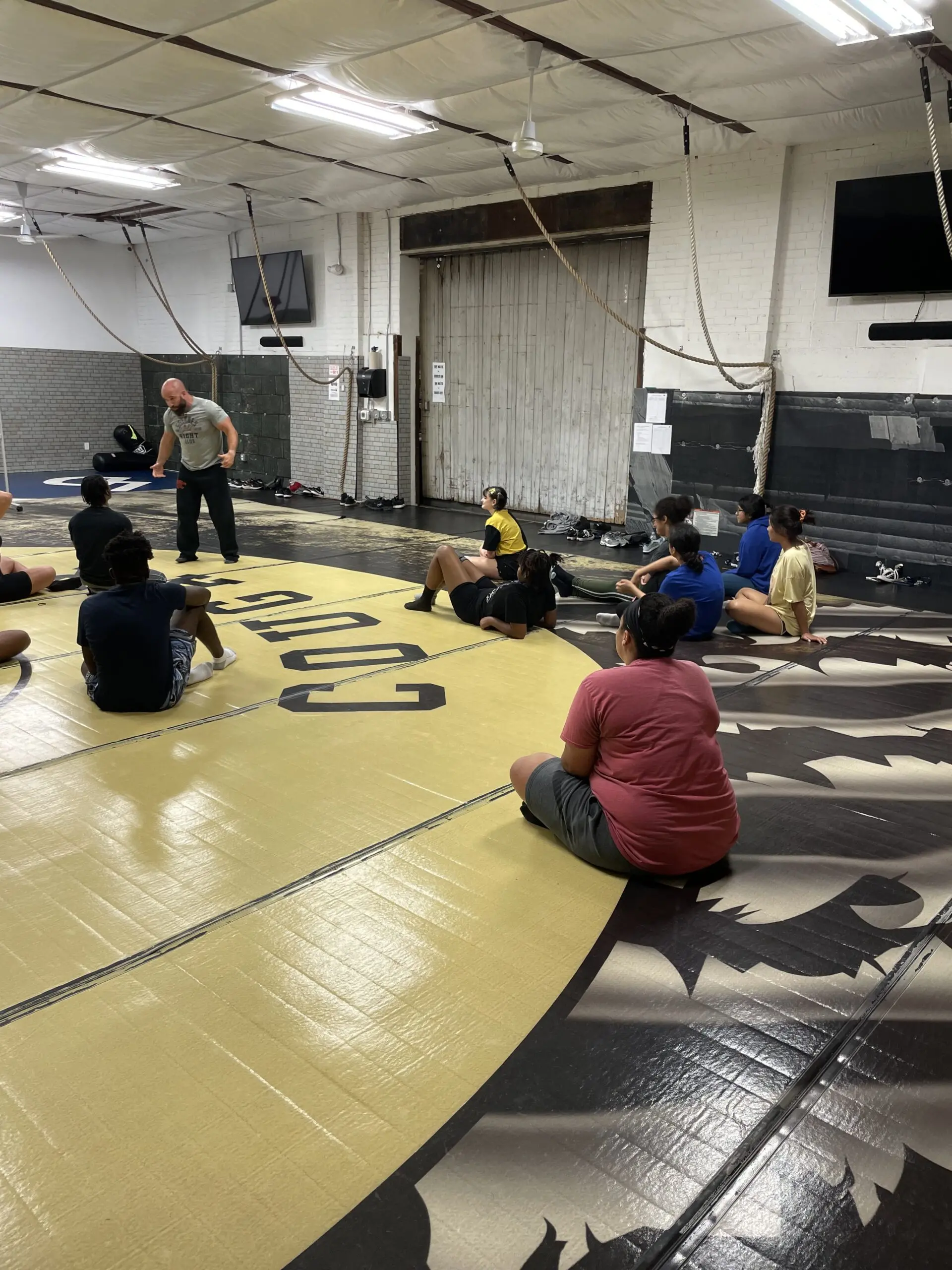 LVC Summer Enrichment Program students take kickboxing self defense class at 5 Stone Fight Club in Annville