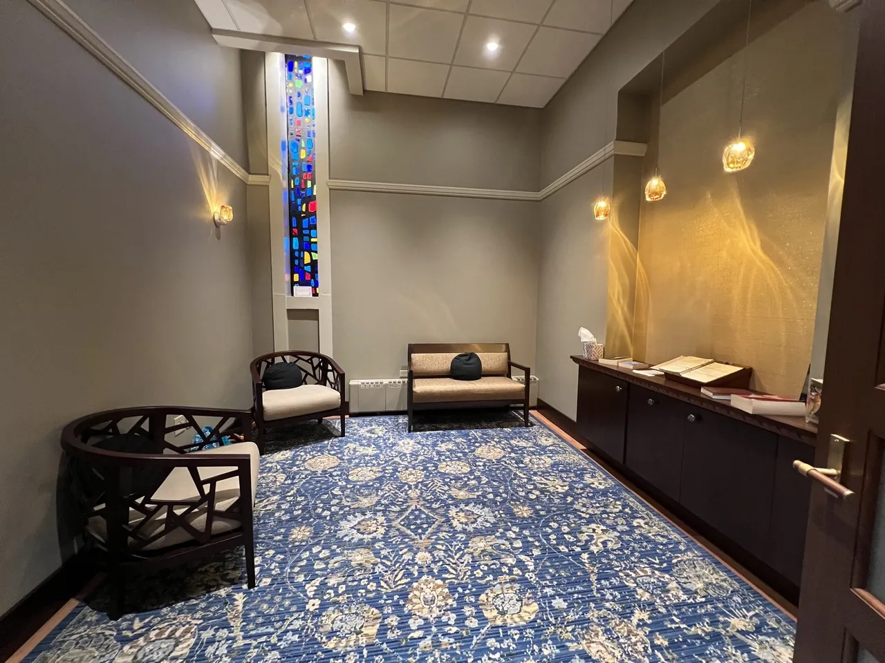 Prayer room in Miller Chapel at LVC