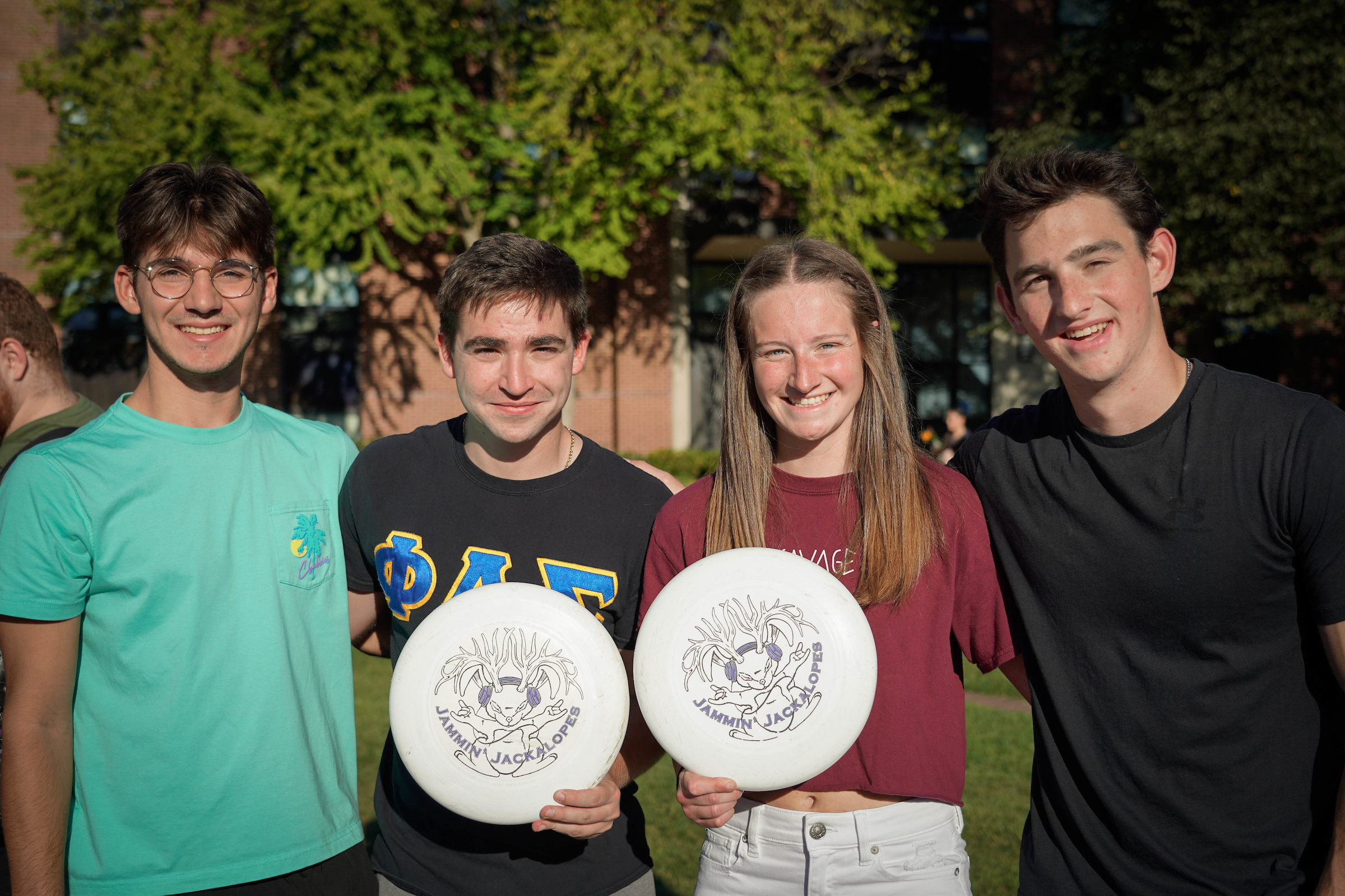 Frisbee club at LVC Student Engagement Fair 2023