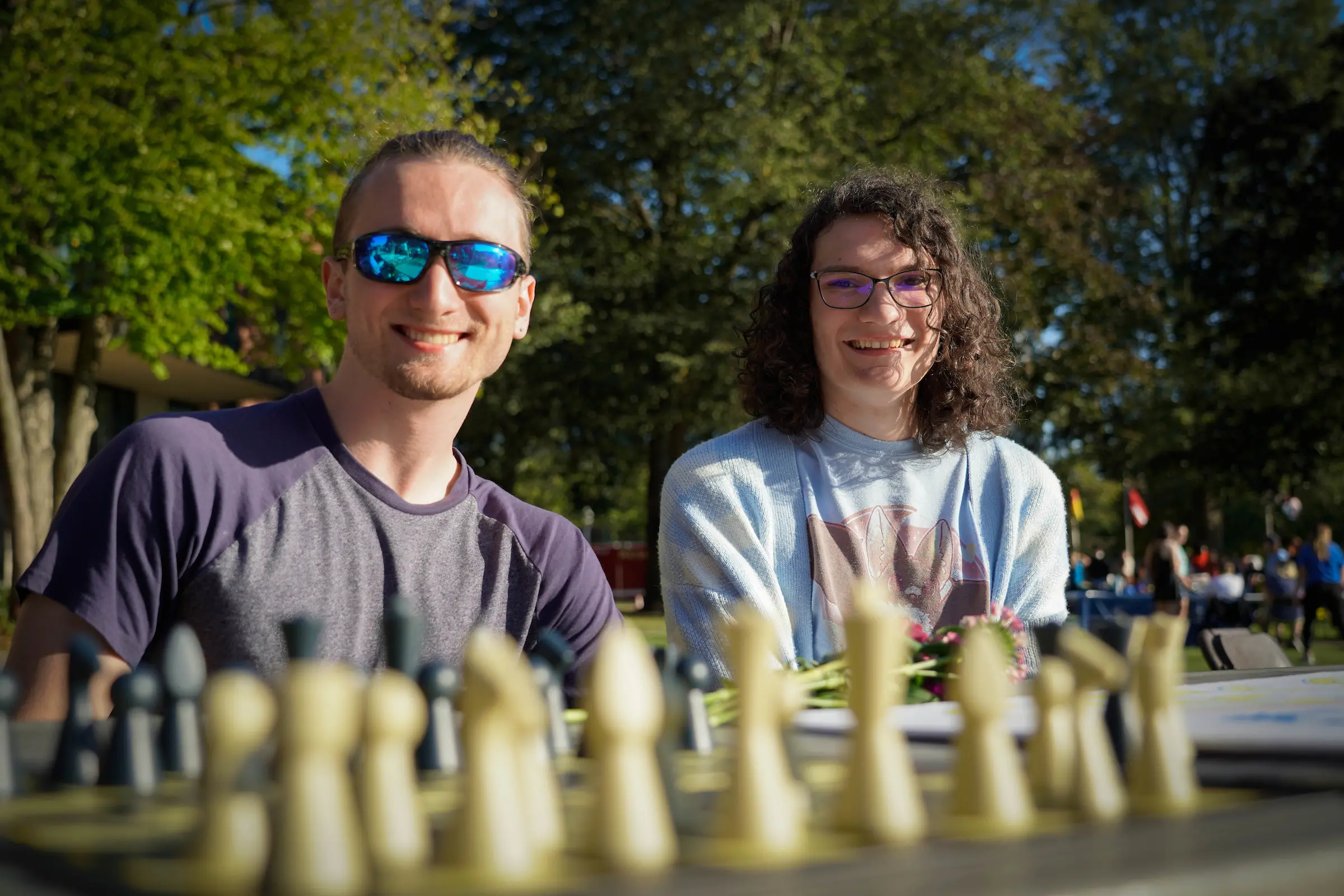 Chess Club table at LVC Student Engagement Fair 2023