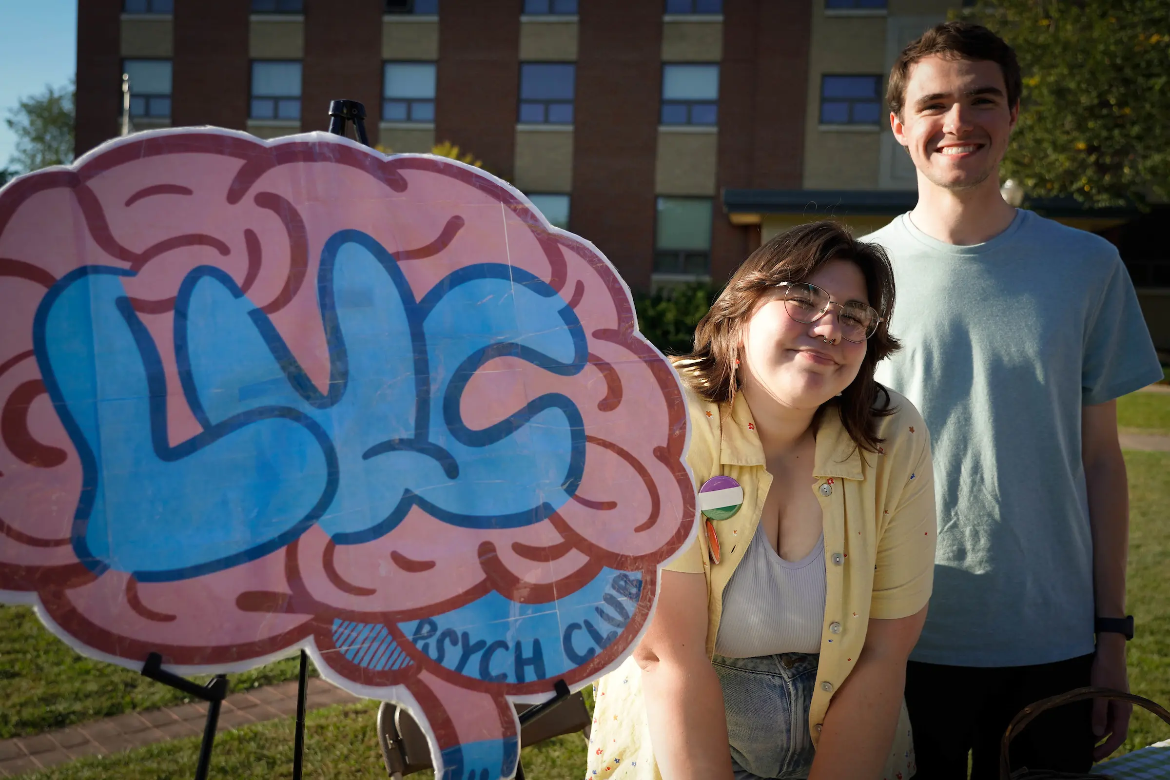 Psychology Club table at LVC Student Engagement Fair 2023