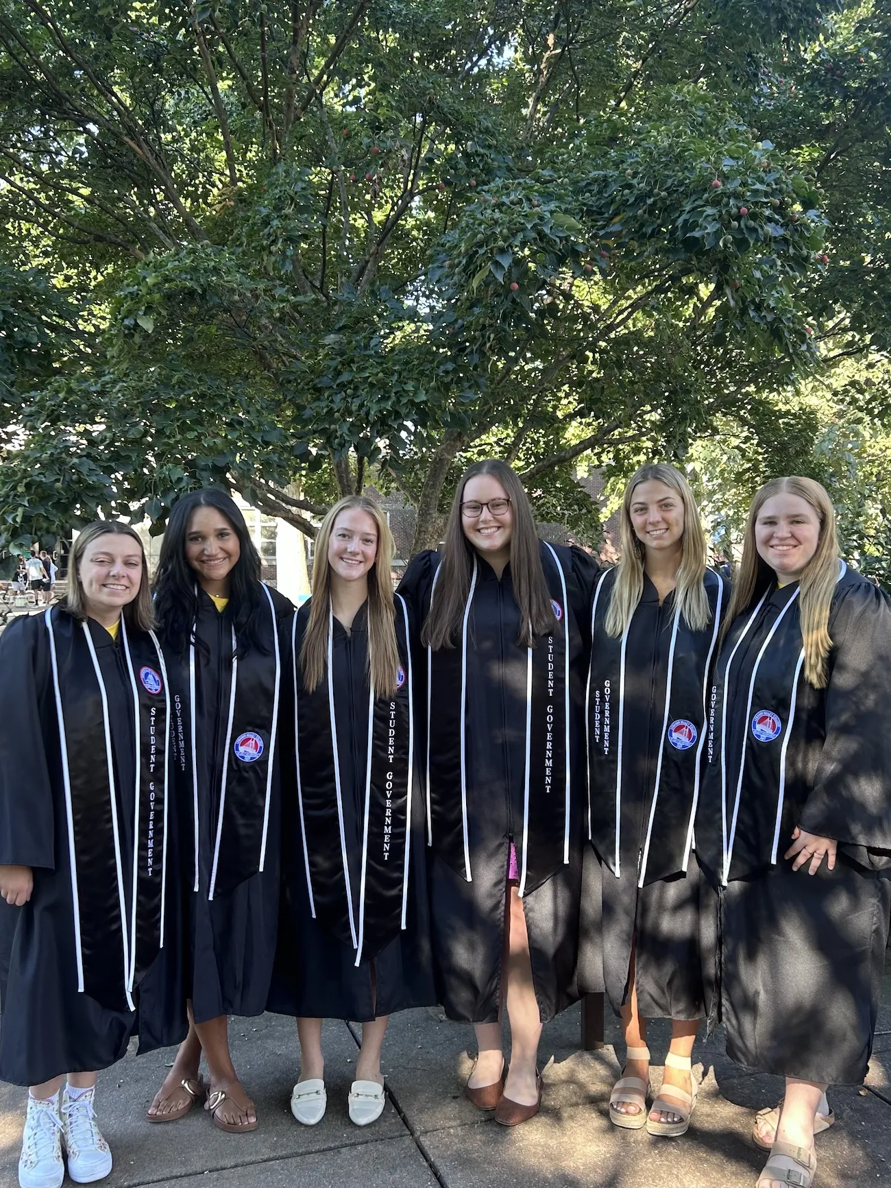 2025 LVC Student Government Executive Board members