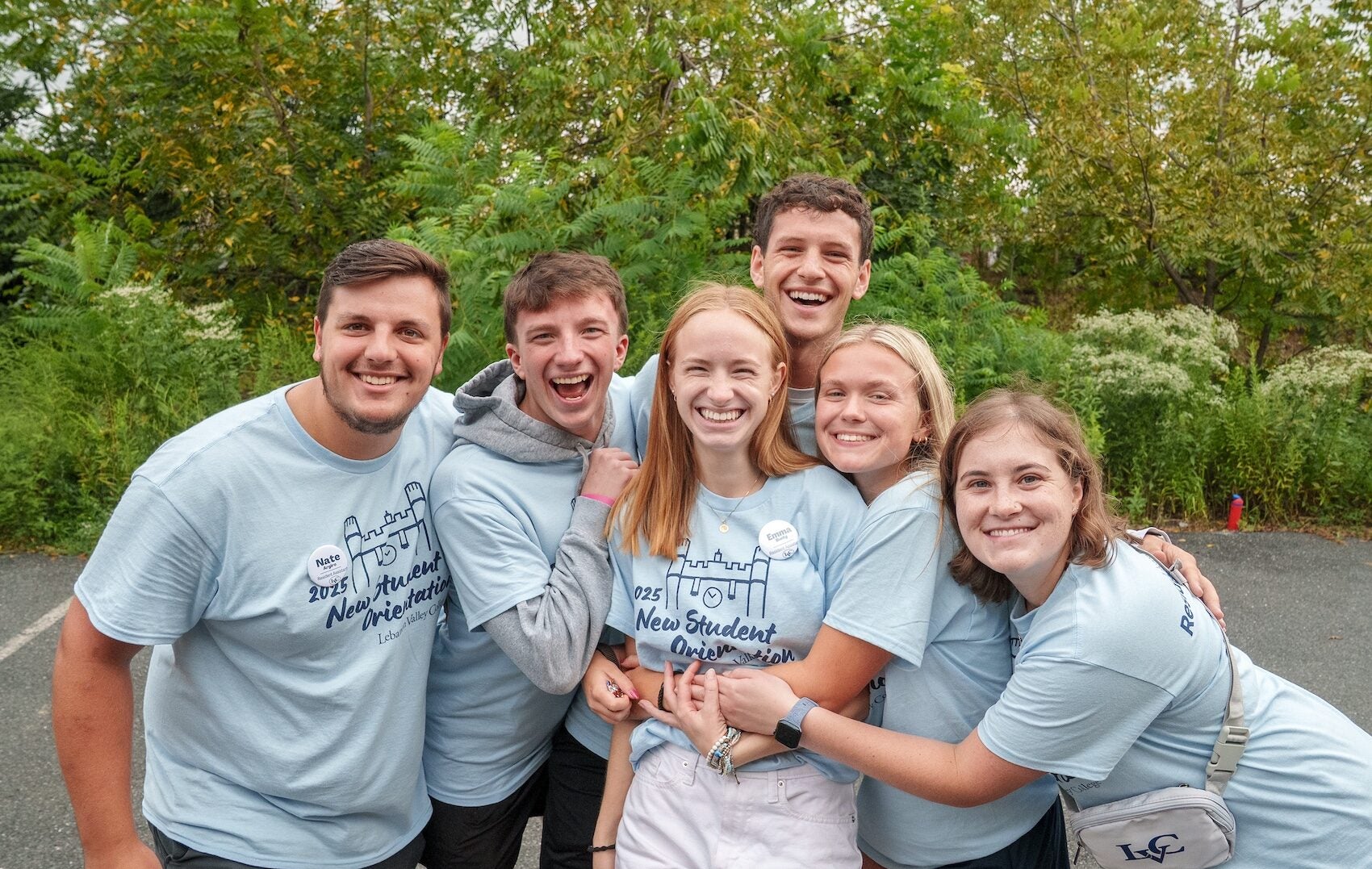 Resident Assistants on move-in day