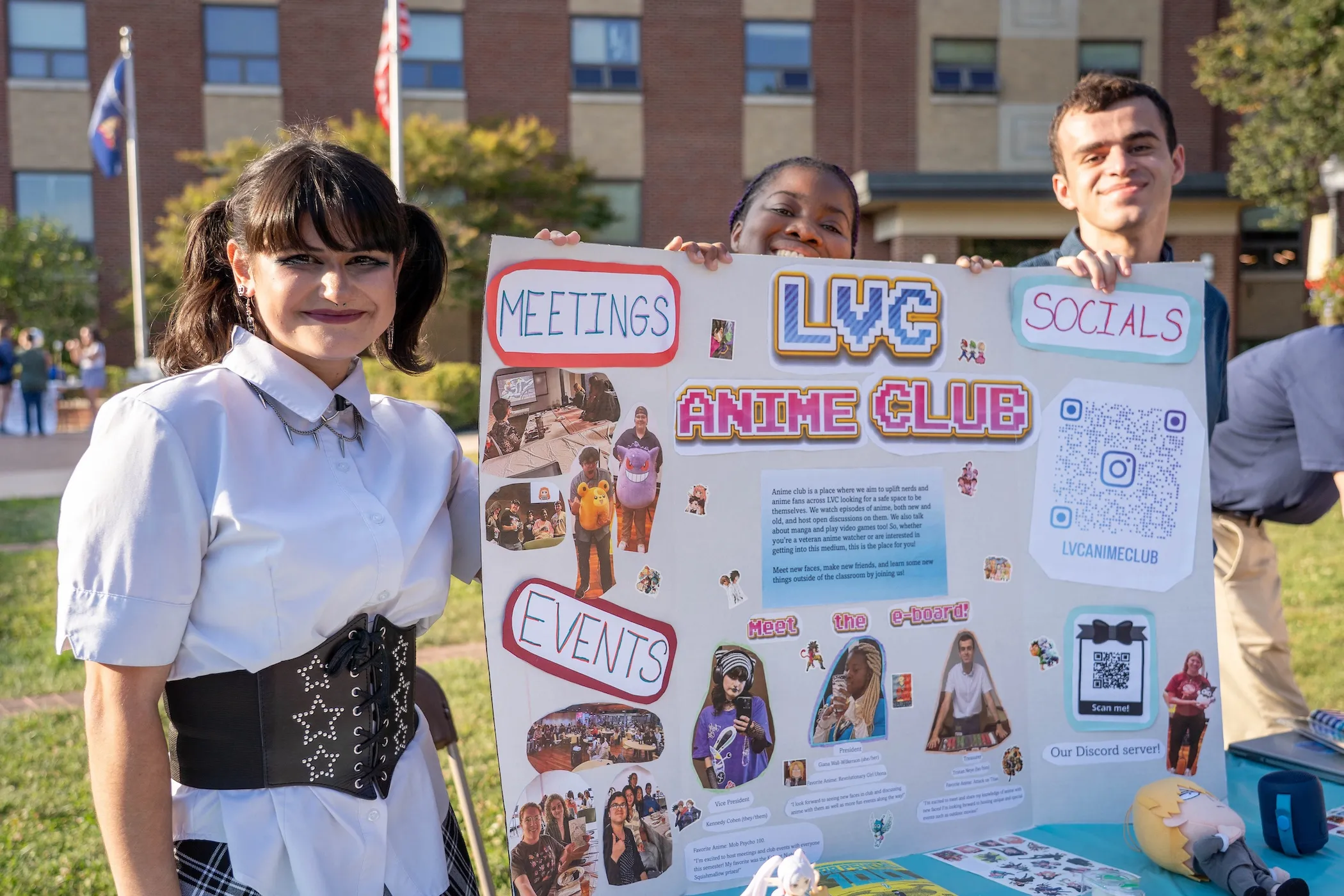 Anime Club members at 2025 Student Engagement Fair
