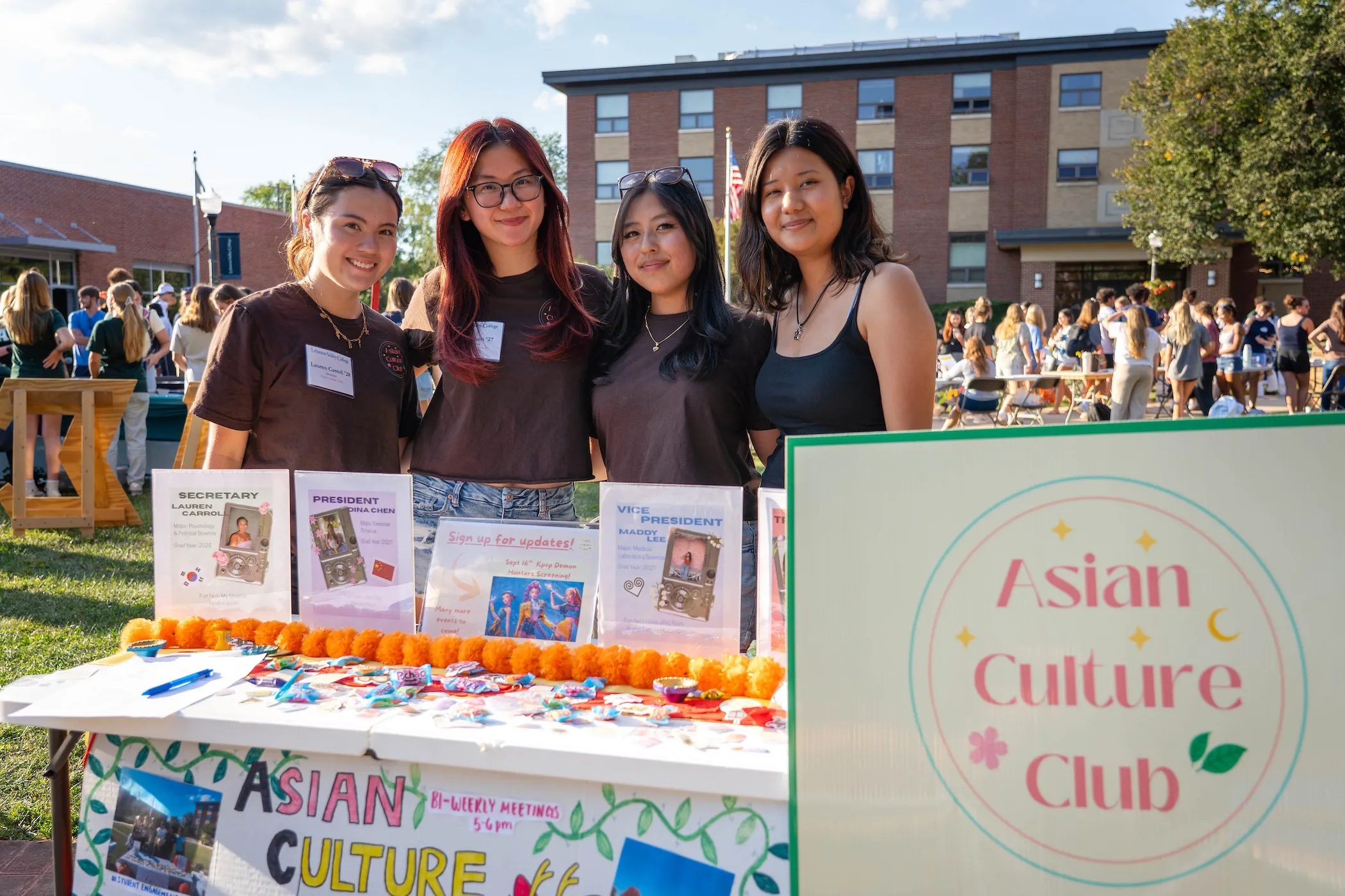 Asian Culture Club members at 2025 Student Engagement Fair