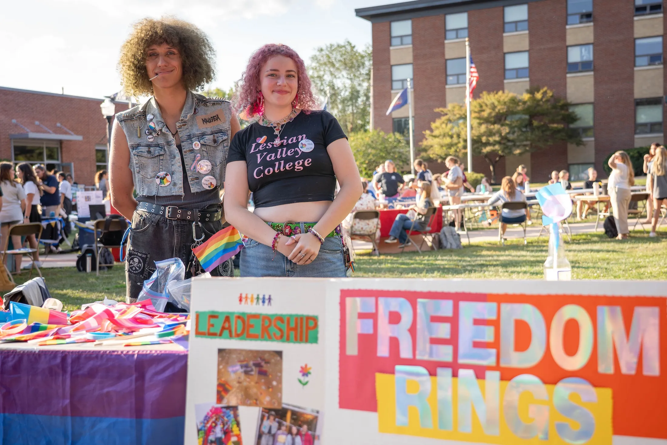 Freedom Rings members at 2025 Student Engagement Fair