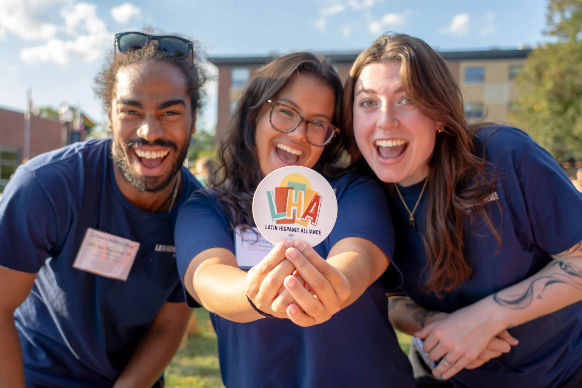 Latin Hispanic Alliance members at 2025 Student Engagement Fair