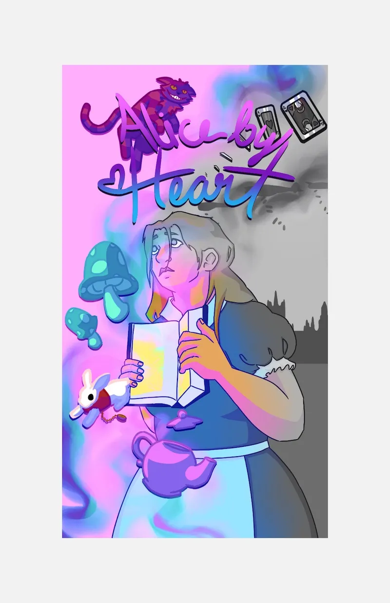 Wig and Buckle Theater Company's "Alice by Heart" show art