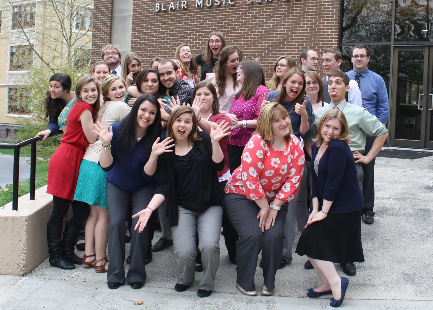 Group of smiling music educators