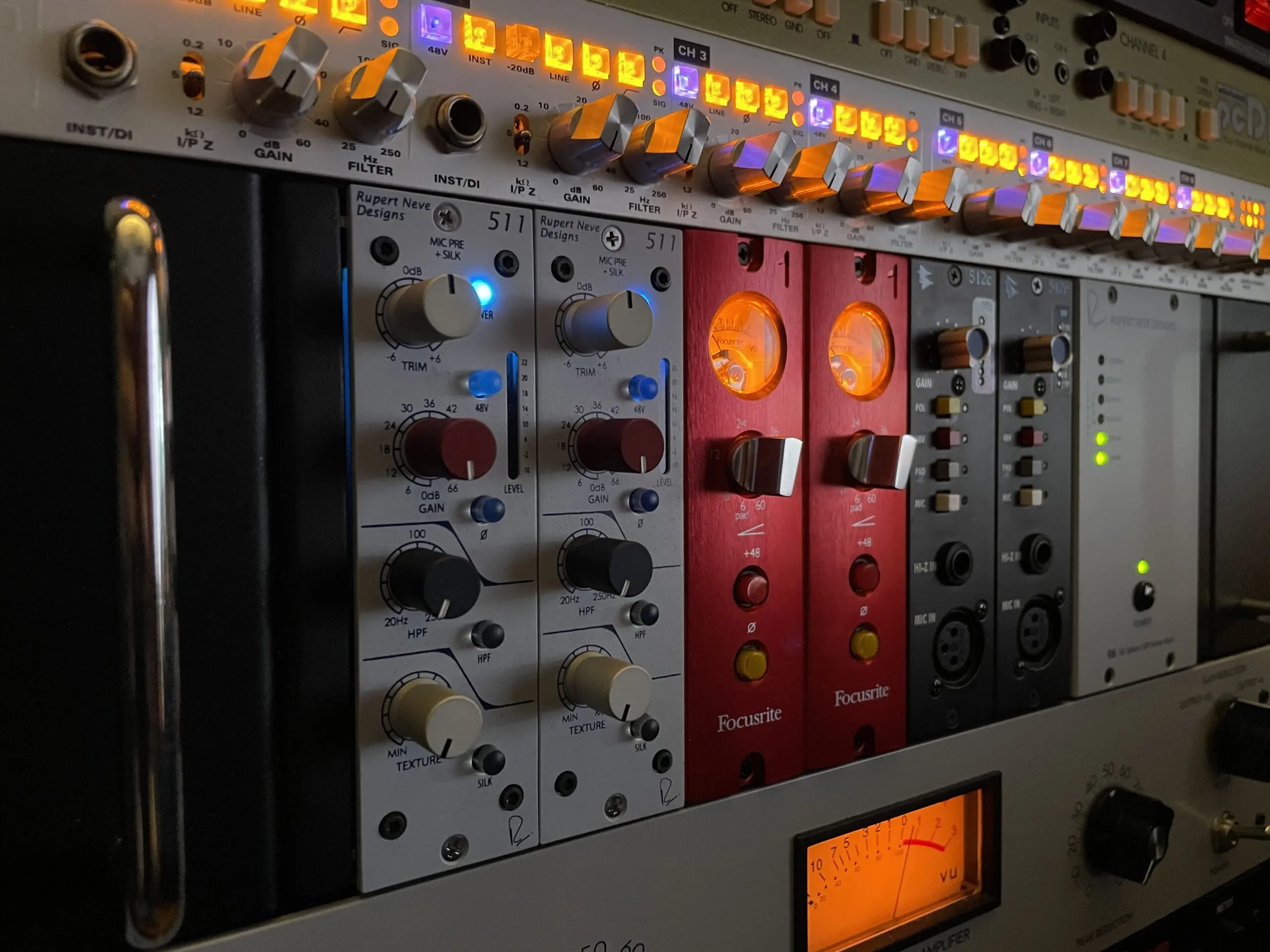 Audio music production studio equipment