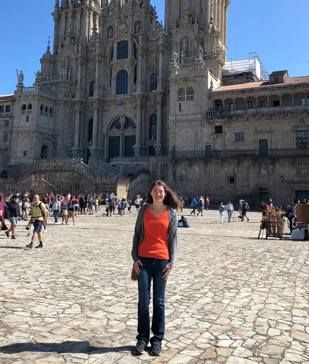 Student studying abroad in Spain