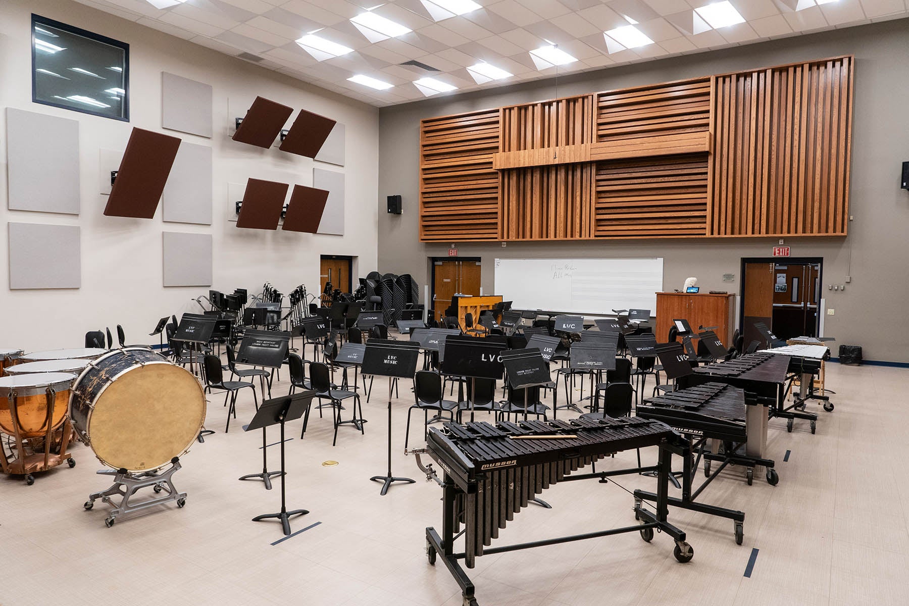 Practice space in Blair Music Center