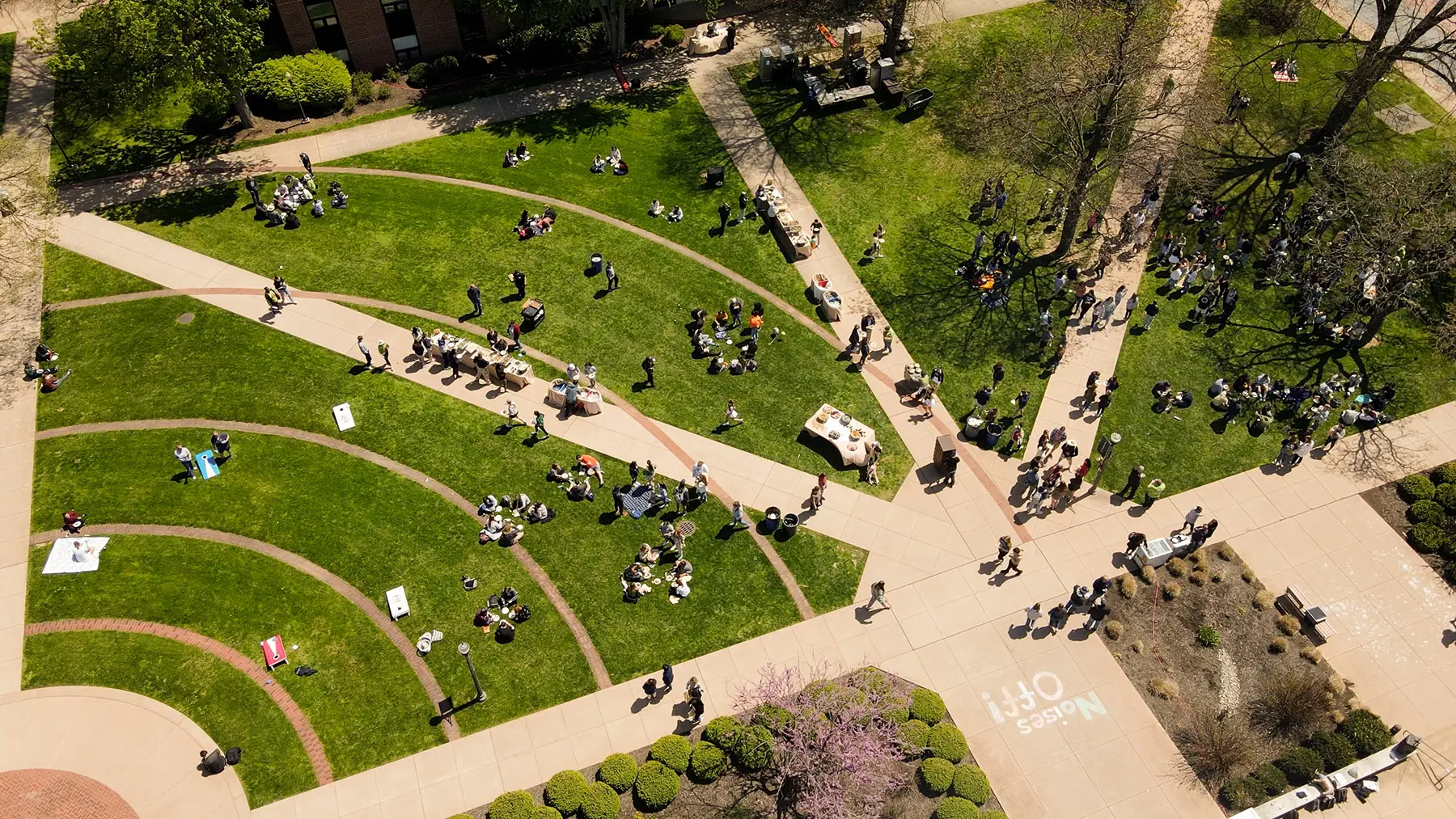 Overview of campus.