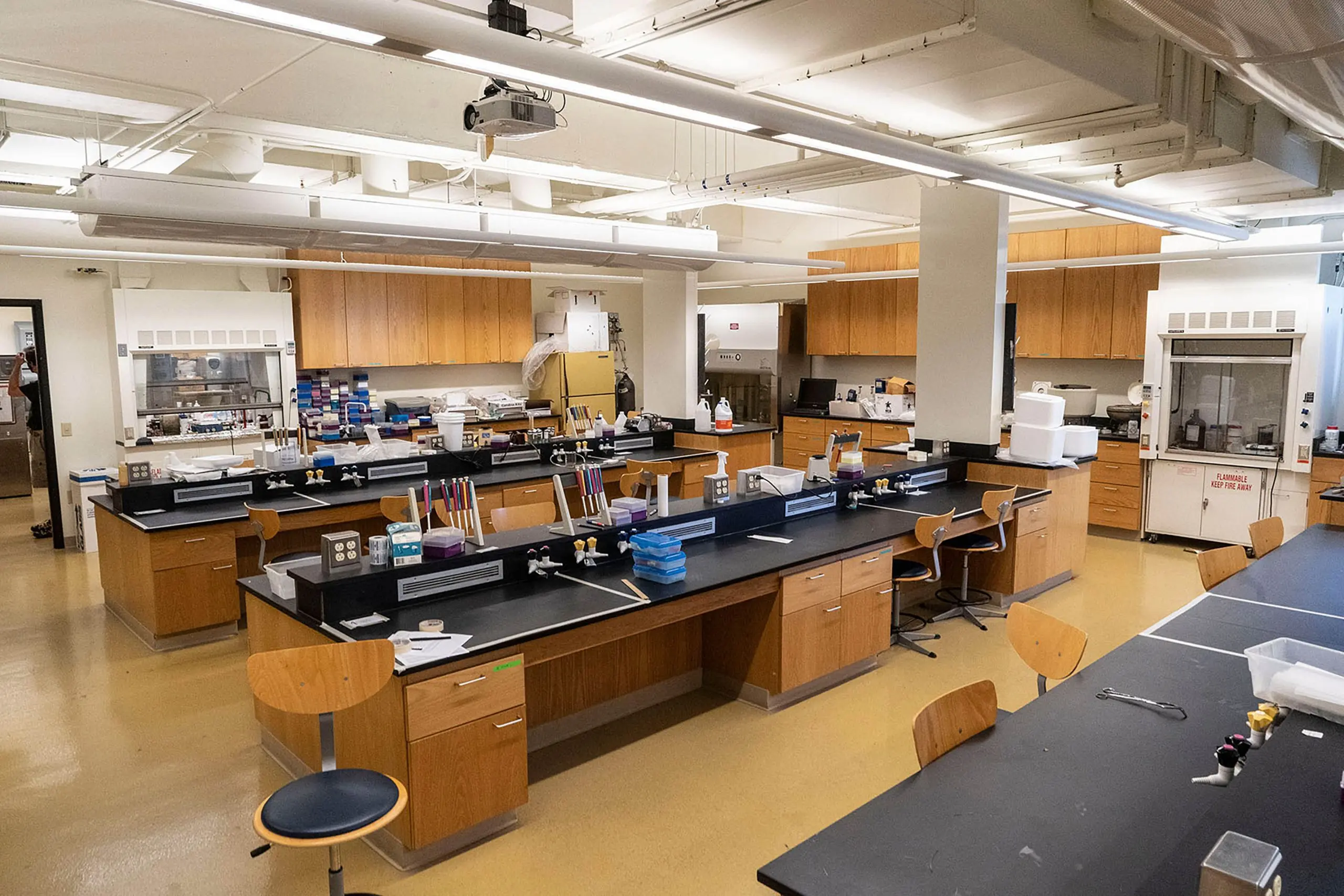 Interior shot of lab