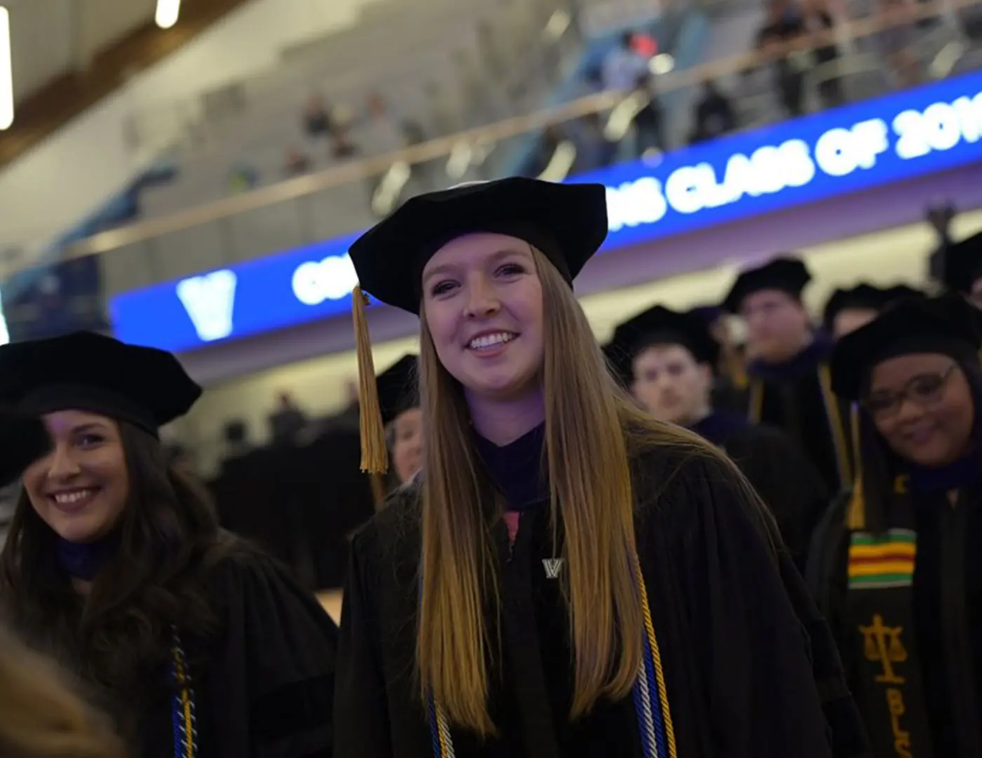 Peyton Carper at commencement