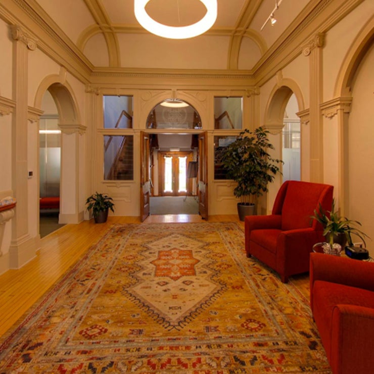 Interior view of LVC's Carnegie Building