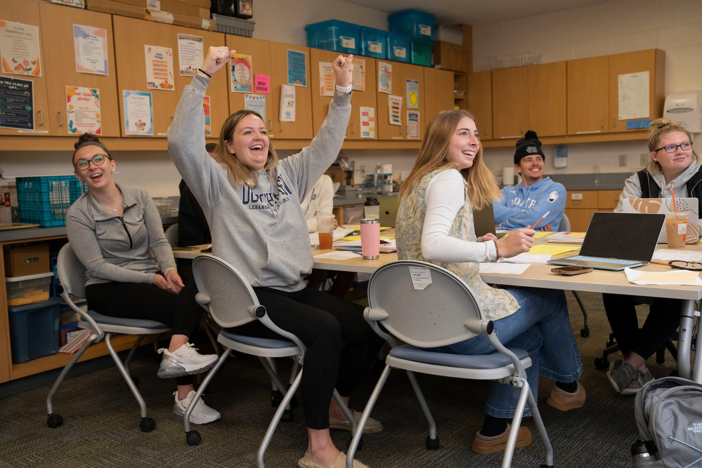 LVC education students in classroom