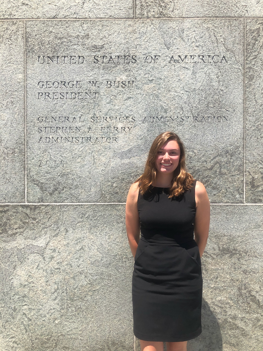 Nicole Flohr interning in the Executive Office of the United States Mission to the United Nations