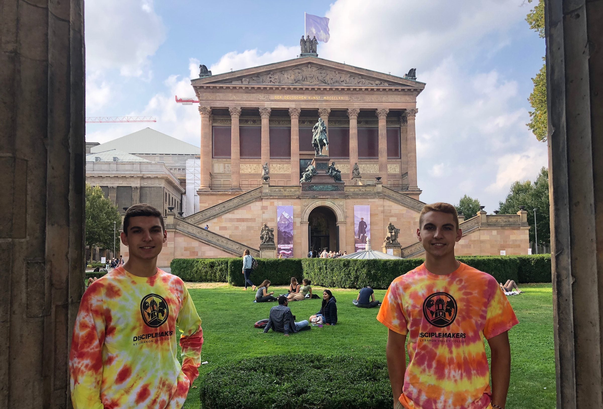 Twin brothers Ryan and Kyle Eaton study abroad in Berlin, Germany