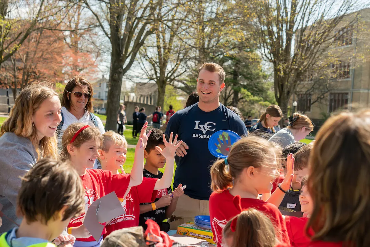 LVC student participates in Kids Day at LVC