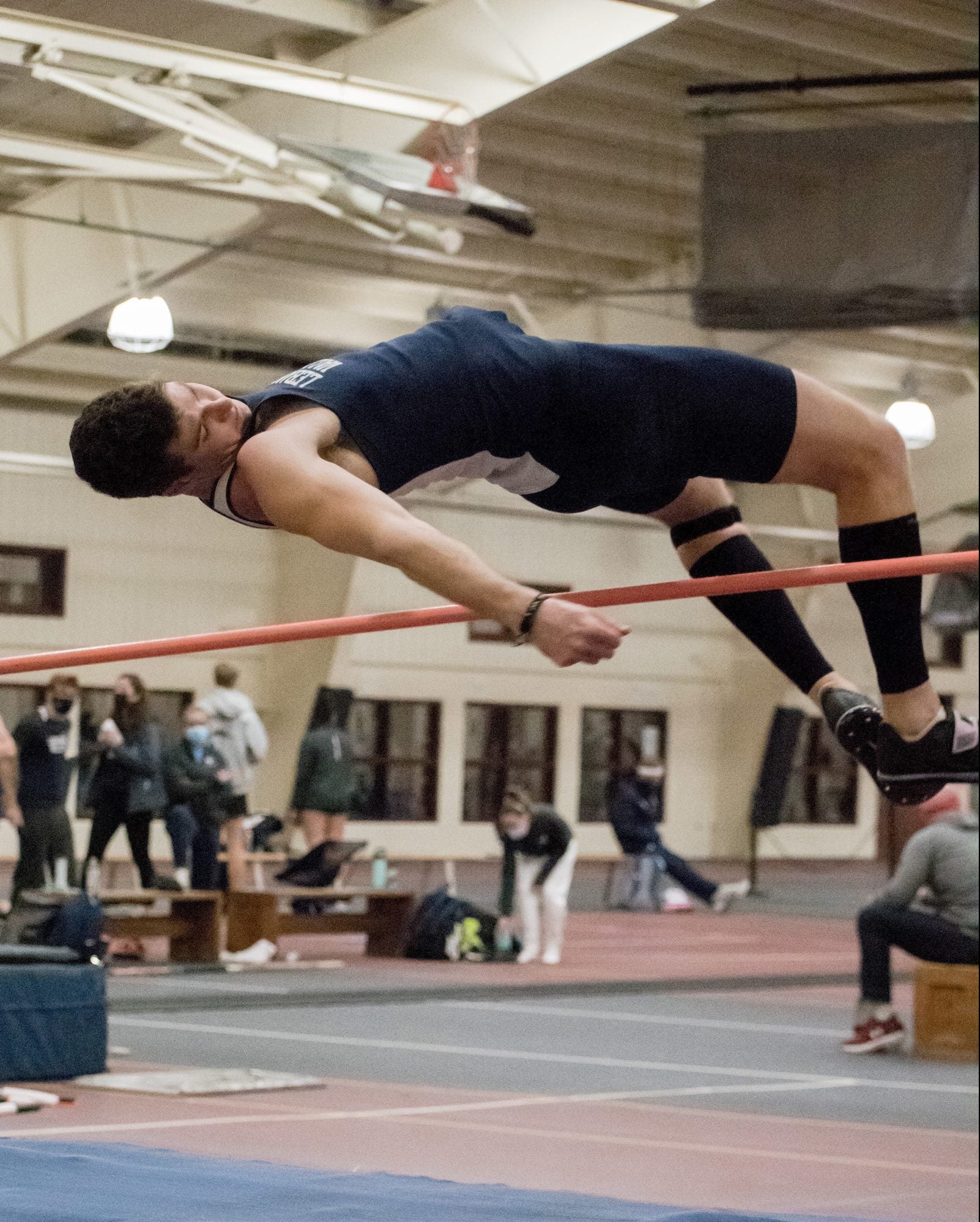 Alex Sabo at Dutchman Invitational track and field competition