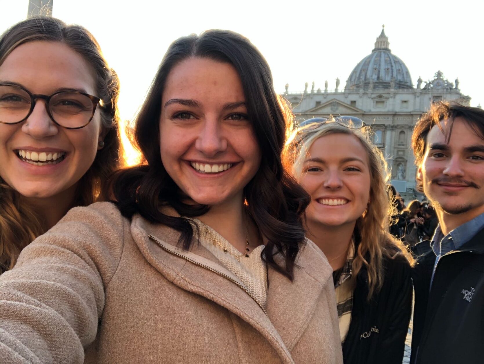 Students in Rome, Italy