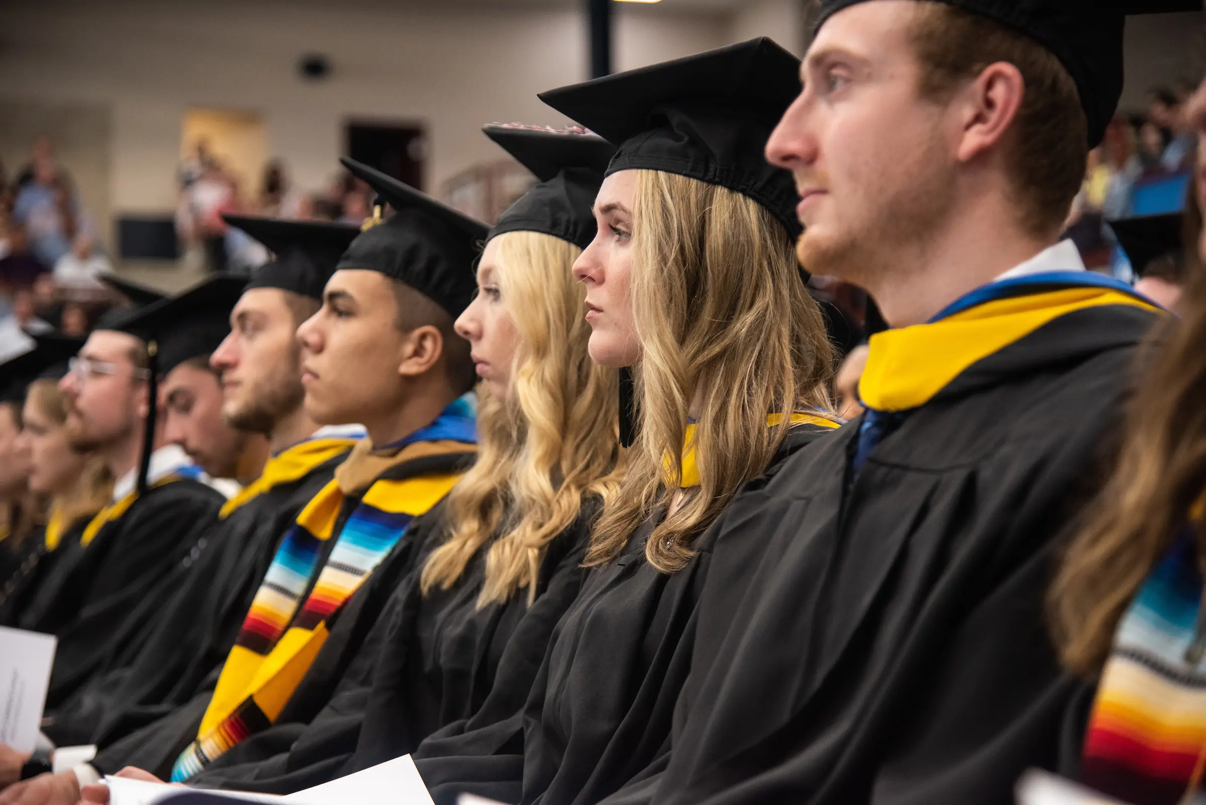 LVC graduates sit during 2022 Commencement ceremony