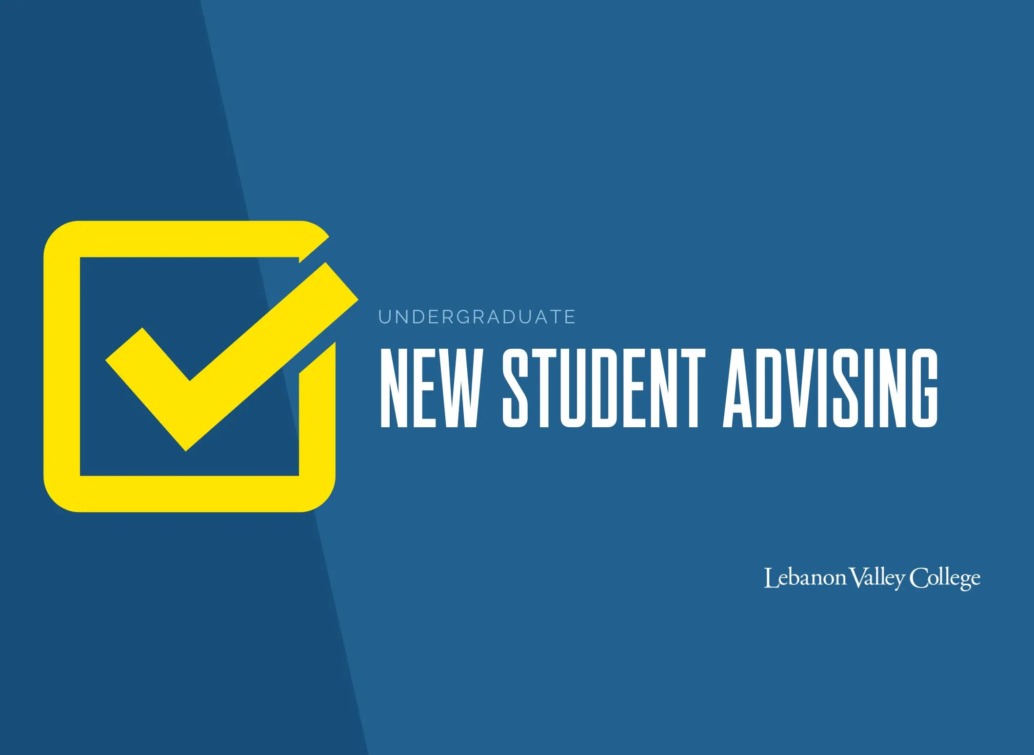 New Student Advising Day graphic