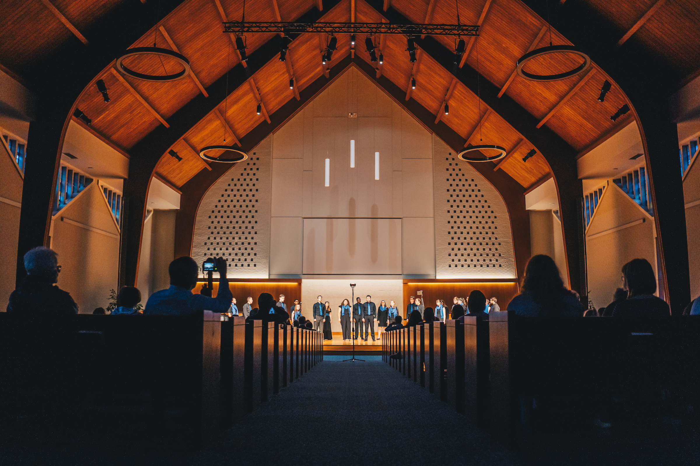 Chamber choir performs in Miller Chapel