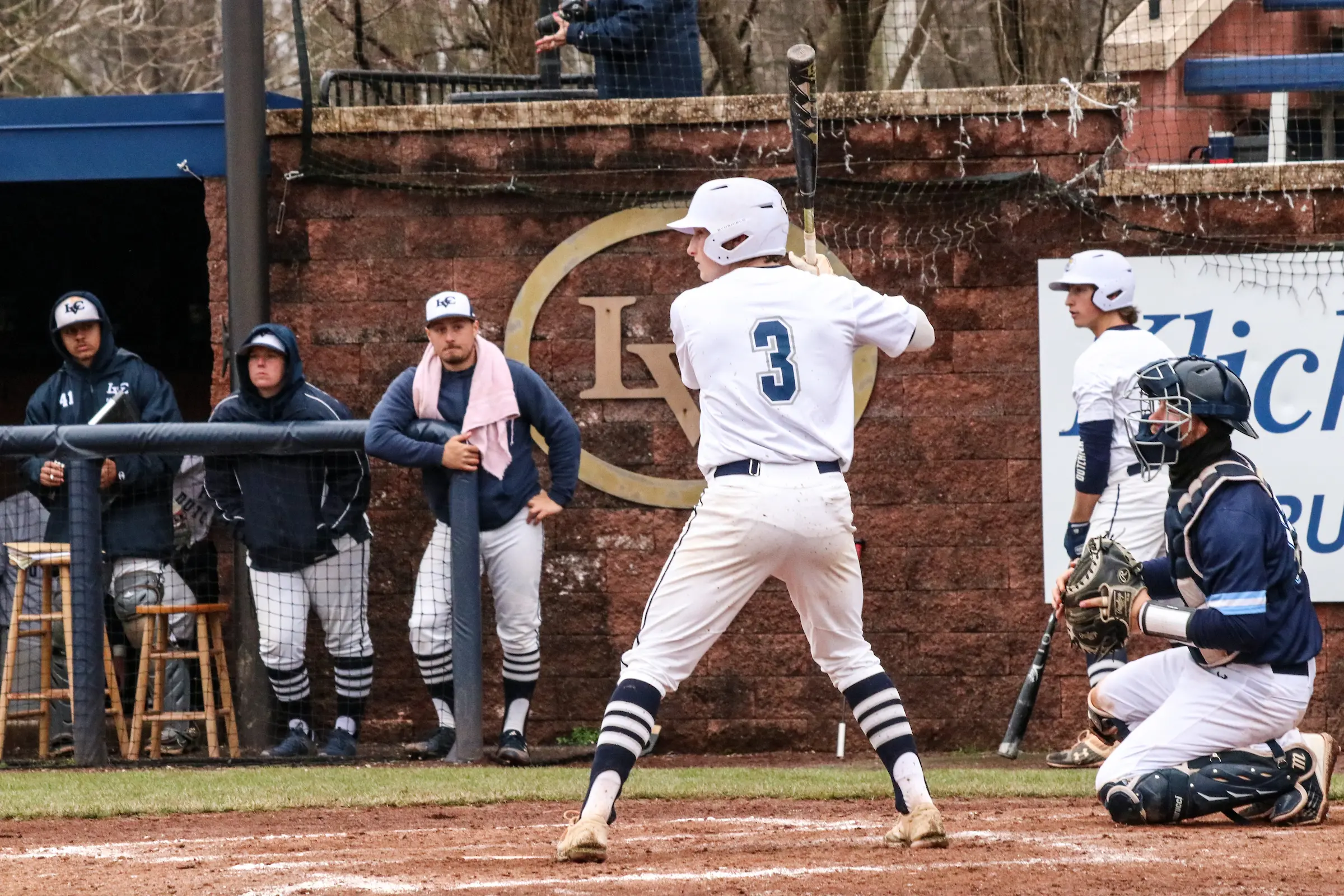 Ryan Murphy at bat for LVC baseball