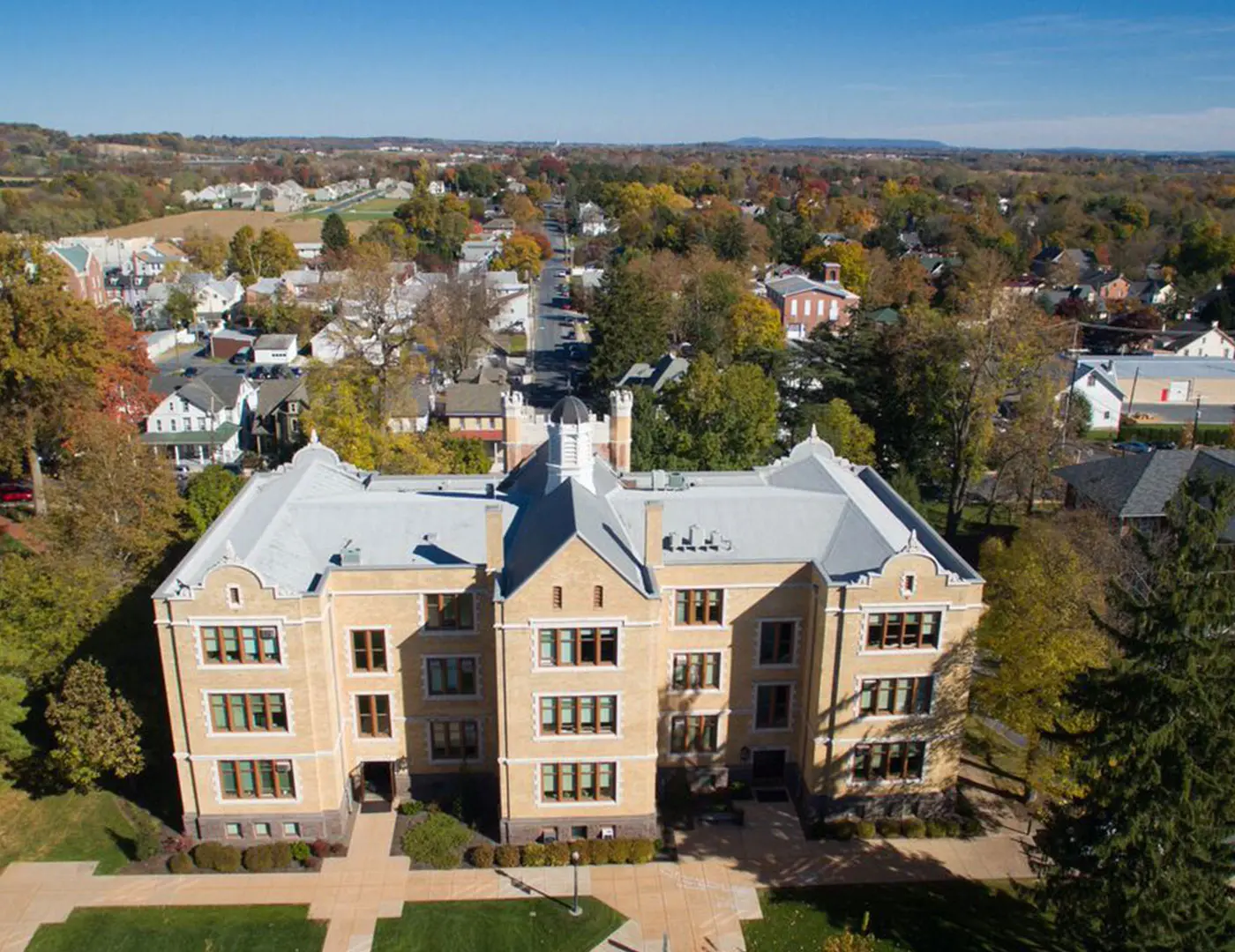 humanities aerial view