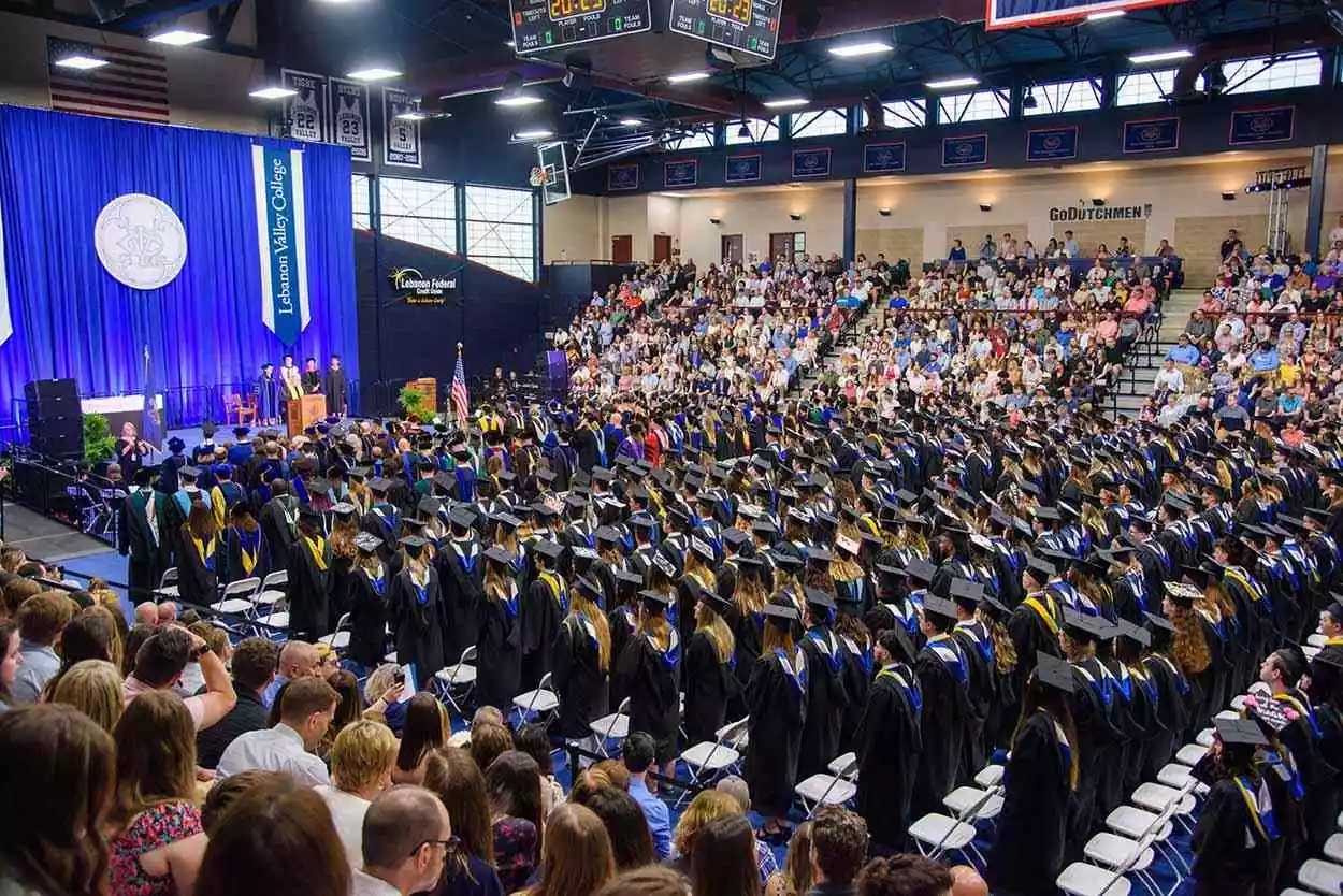 LVC Class of 2023 graduates at Commencement ceremony