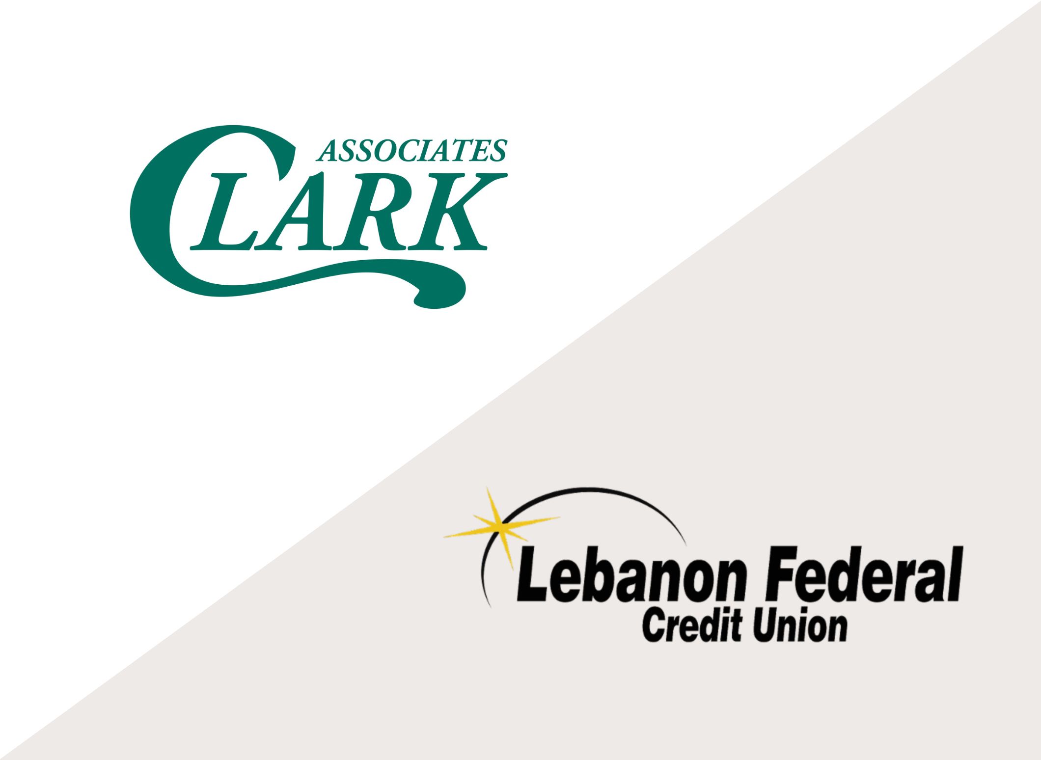 Clark Associates, and Lebanon Federal Credit Union logos